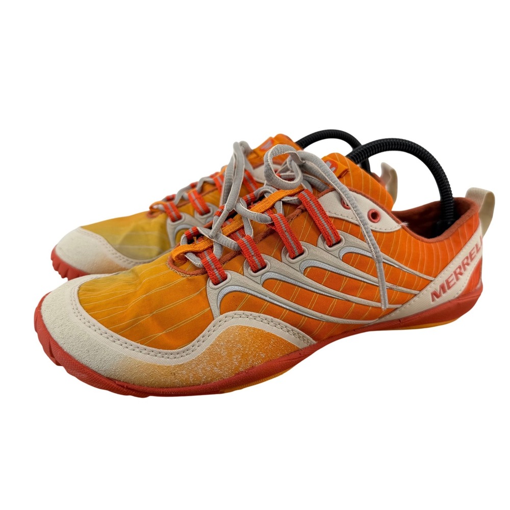 Merrell Lithe Glove Cosmo Orange Womens Barefoot Running Shoes J89512 Size 9